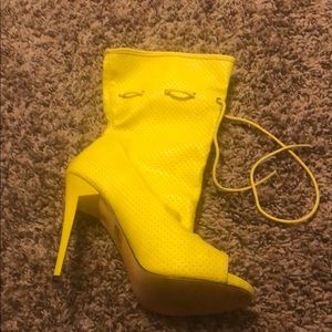 Open Toe Booties